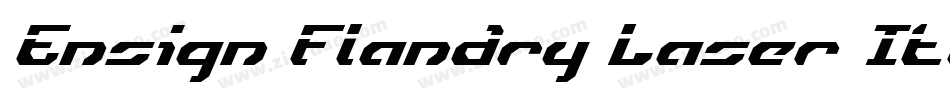 Ensign Flandry Laser Italic字体转换